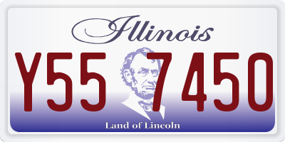 IL license plate Y557450