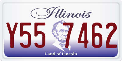 IL license plate Y557462