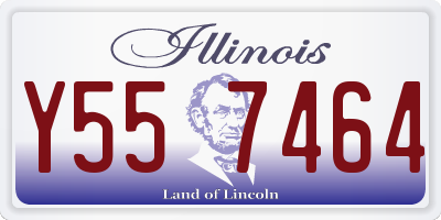 IL license plate Y557464