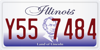 IL license plate Y557484