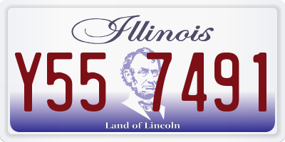 IL license plate Y557491