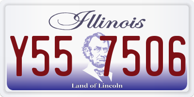 IL license plate Y557506