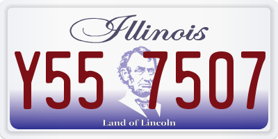 IL license plate Y557507