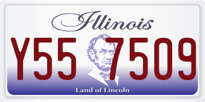 IL license plate Y557509