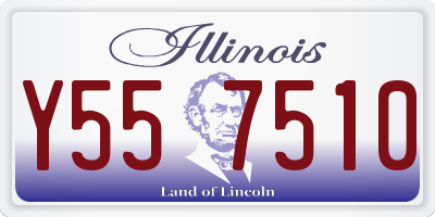 IL license plate Y557510