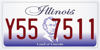 IL license plate Y557511