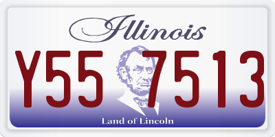 IL license plate Y557513