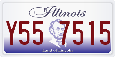 IL license plate Y557515