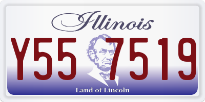 IL license plate Y557519