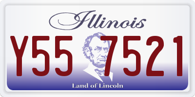IL license plate Y557521