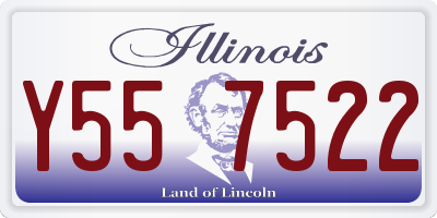 IL license plate Y557522