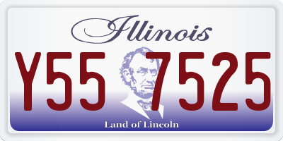 IL license plate Y557525