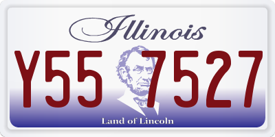 IL license plate Y557527
