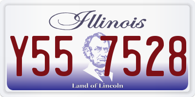IL license plate Y557528