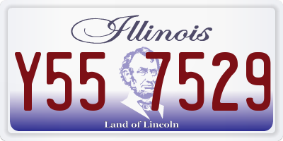 IL license plate Y557529