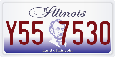 IL license plate Y557530