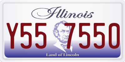 IL license plate Y557550