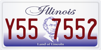 IL license plate Y557552