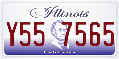 IL license plate Y557565