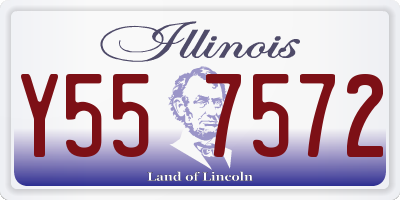 IL license plate Y557572