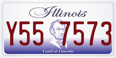 IL license plate Y557573