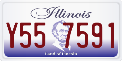 IL license plate Y557591