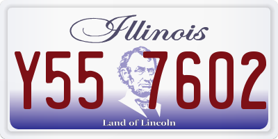 IL license plate Y557602