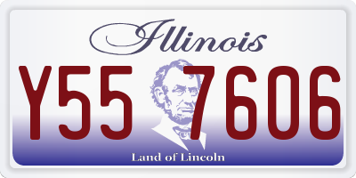 IL license plate Y557606
