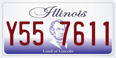 IL license plate Y557611