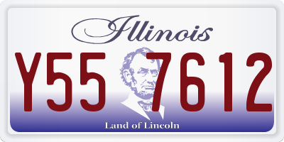 IL license plate Y557612