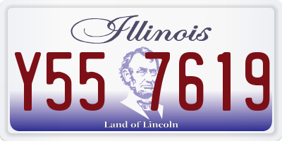 IL license plate Y557619