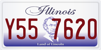 IL license plate Y557620
