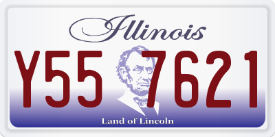 IL license plate Y557621