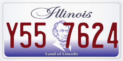 IL license plate Y557624