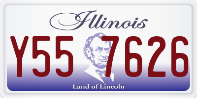 IL license plate Y557626