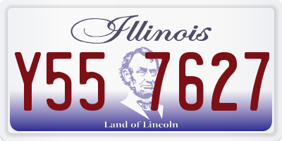 IL license plate Y557627
