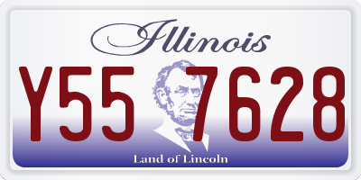 IL license plate Y557628
