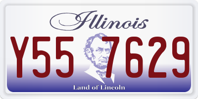 IL license plate Y557629