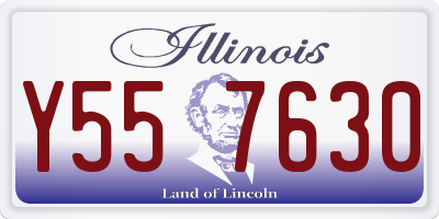 IL license plate Y557630