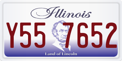 IL license plate Y557652