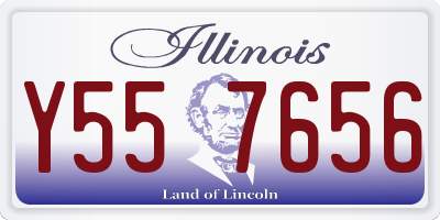 IL license plate Y557656