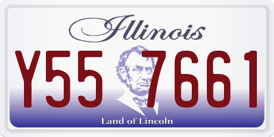 IL license plate Y557661