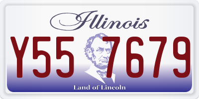 IL license plate Y557679