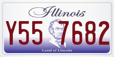 IL license plate Y557682