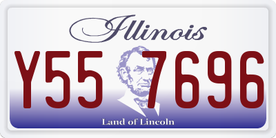 IL license plate Y557696