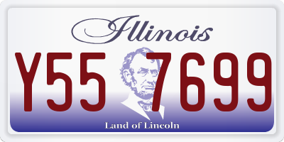 IL license plate Y557699