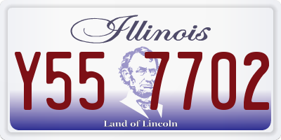 IL license plate Y557702