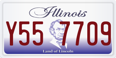 IL license plate Y557709