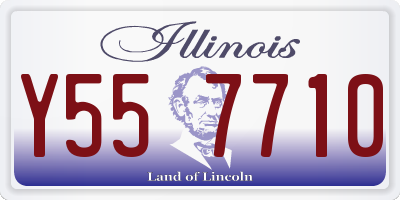 IL license plate Y557710