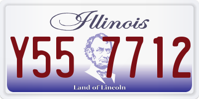 IL license plate Y557712
